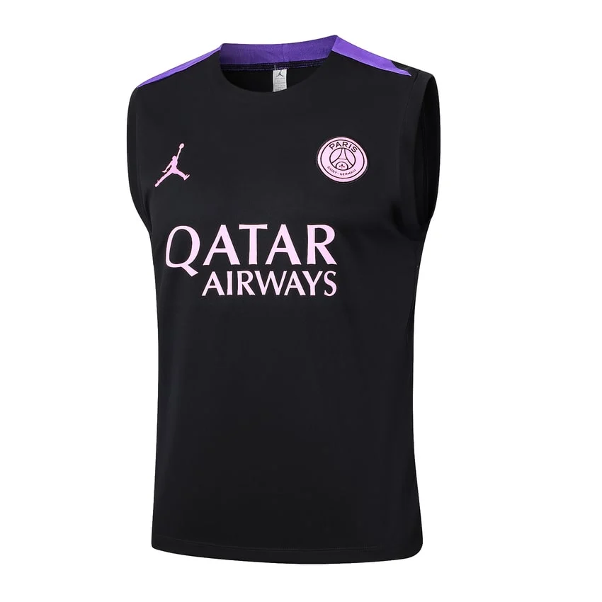 Debardeur Short PSG 2024 2025 Noir Violet – Image 2