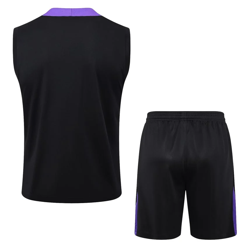 Debardeur Short PSG 2024 2025 Noir Violet – Image 4