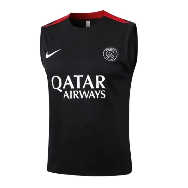 Debardeur Short PSG 2024 2025 Noir Rouge