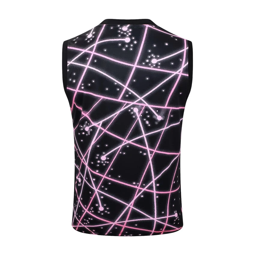 Debardeur Short PSG 2025 2026 Noir Rose – Image 3