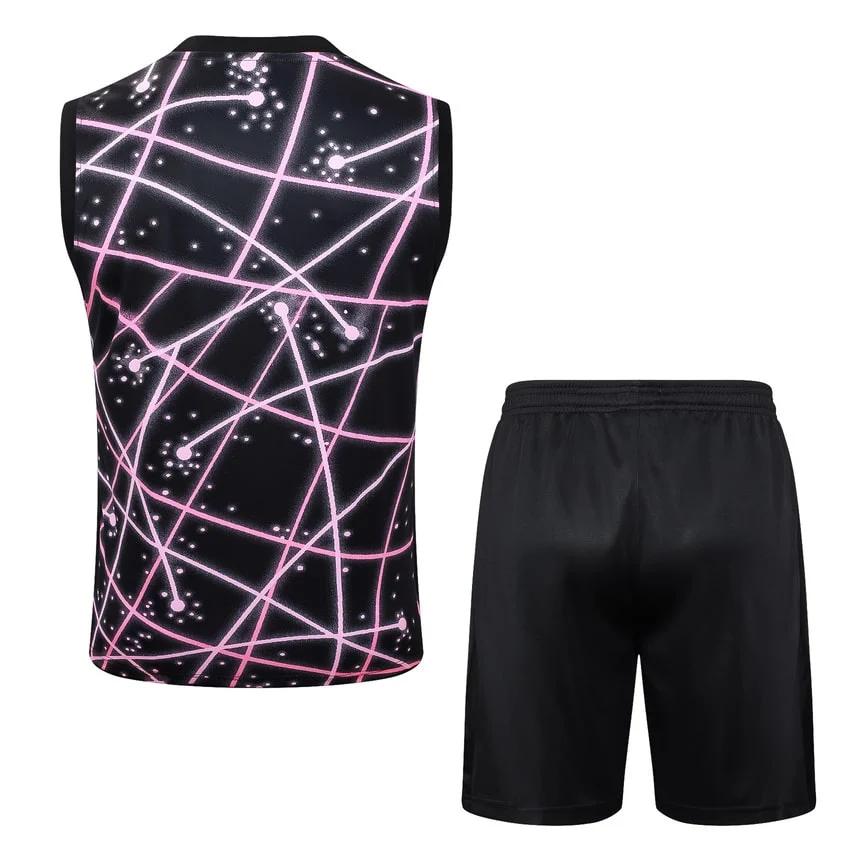 Debardeur Short PSG 2025 2026 Noir Rose – Image 4