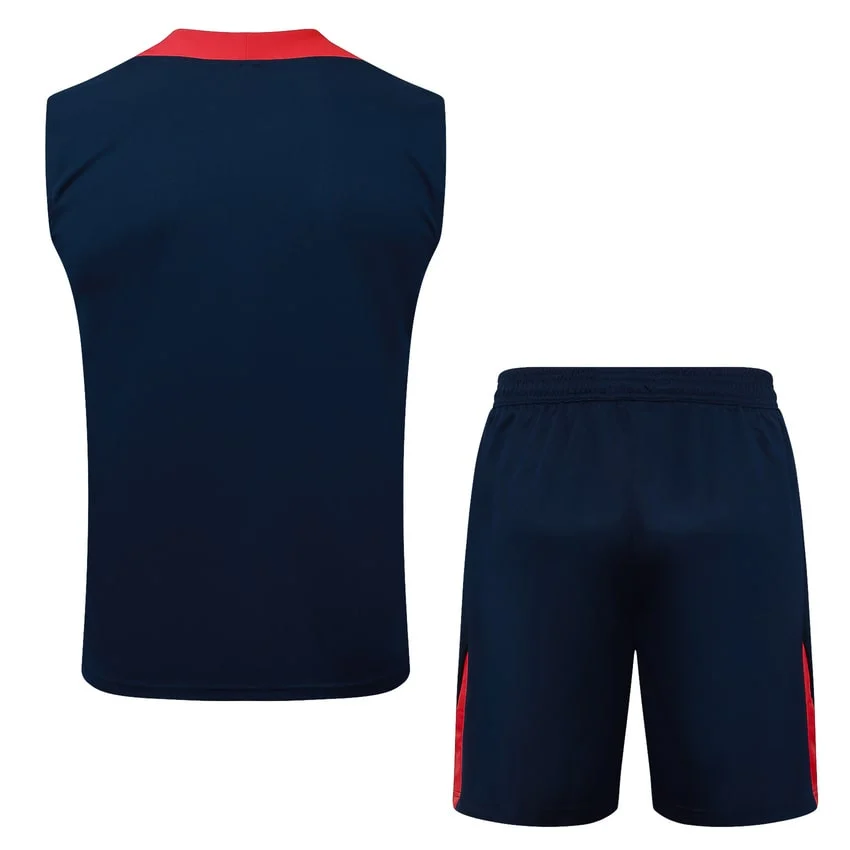 Debardeur Short PSG 2025 2026 Bleu Rouge – Image 4