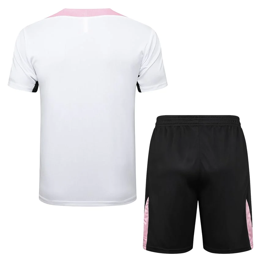 Ensemble Maillot Short PSG 2024 2025 Blanc Rose – Image 4