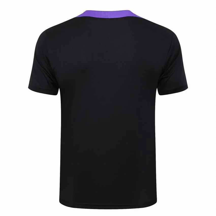 Ensemble Maillot Short PSG 2024 2025 Noir Violet – Image 3