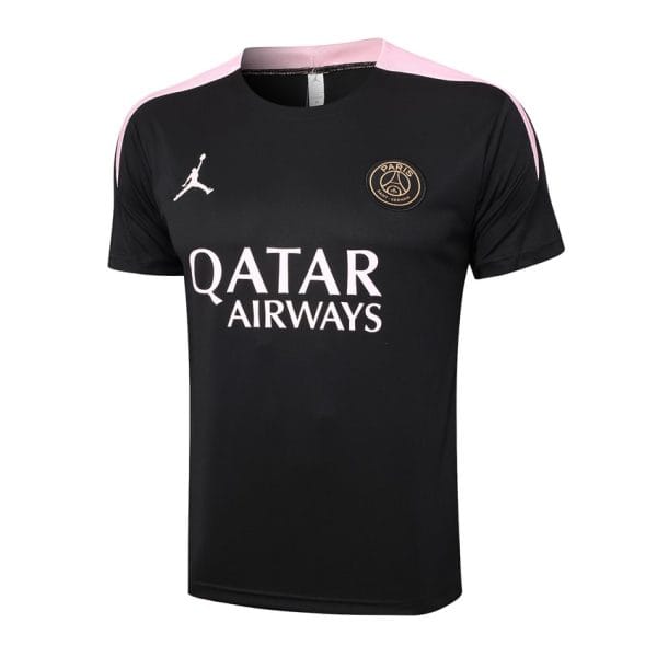 Ensemble Maillot Short PSG 2024 2025 Noir Rose