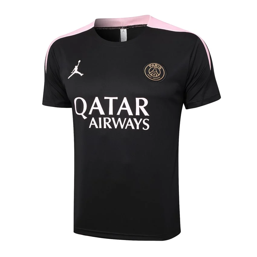 Ensemble Maillot Short PSG 2024 2025 Noir Rose – Image 2