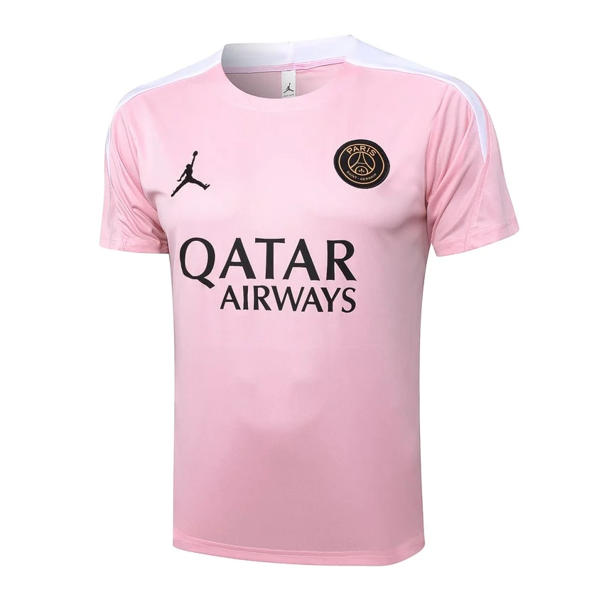 Ensemble Maillot Short PSG 2024 2025 Rose Clair – Image 2