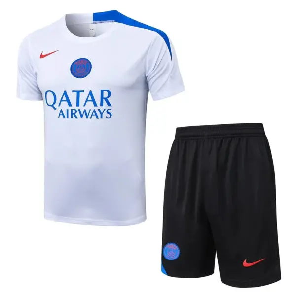 Ensemble Maillot Short PSG 2025 2026 Blanc