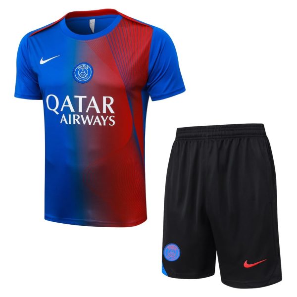 Ensemble Maillot Short PSG 2025 2026 Bleu Ciel