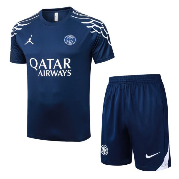 Ensemble Maillot Short PSG 2025 2026 Bleu Nuit