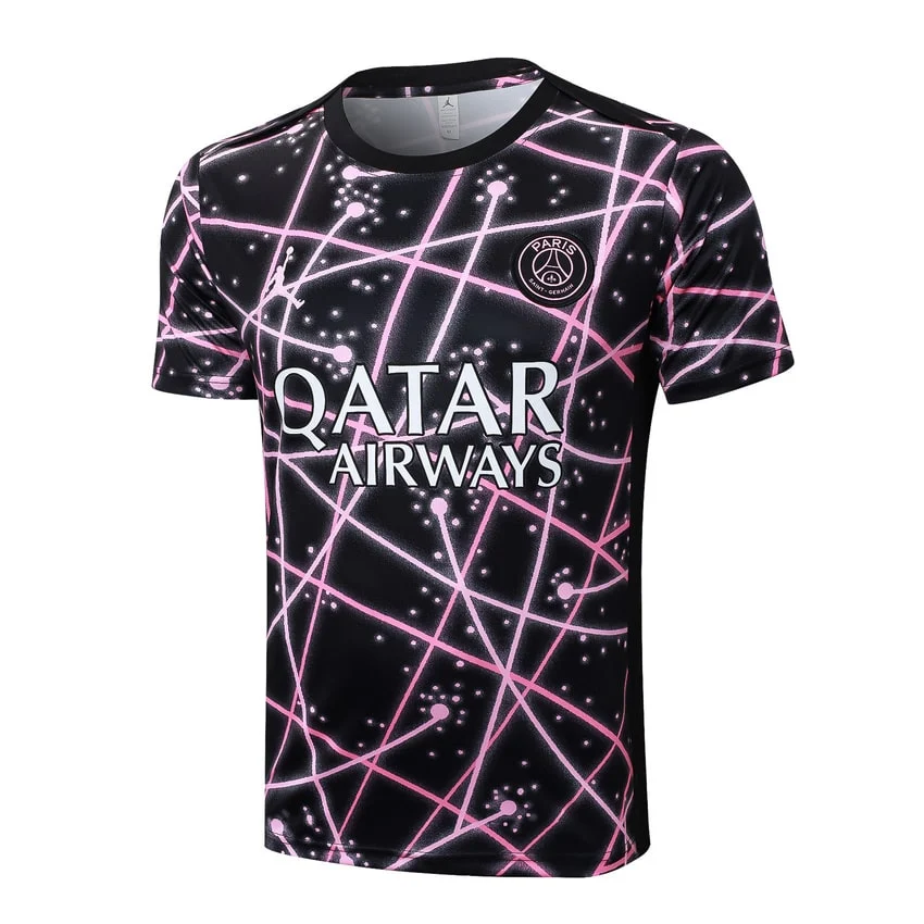 Ensemble Maillot Short PSG 2025 2026 Noir Rose – Image 2