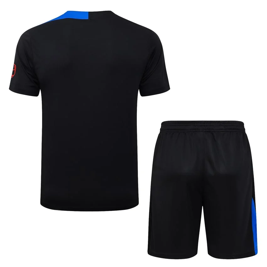 Ensemble Maillot Short PSG 2025 2026 Noir Foncé – Image 4