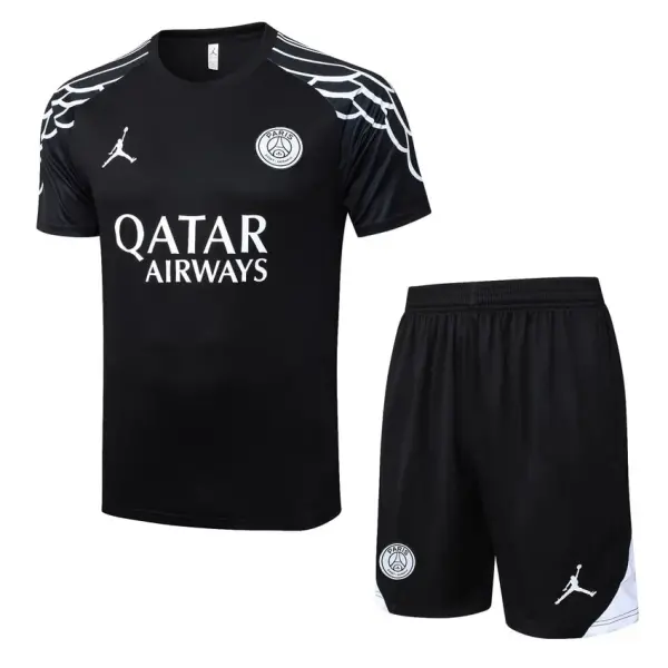 Ensemble Maillot Short PSG 2025 2026 Noir Nuit