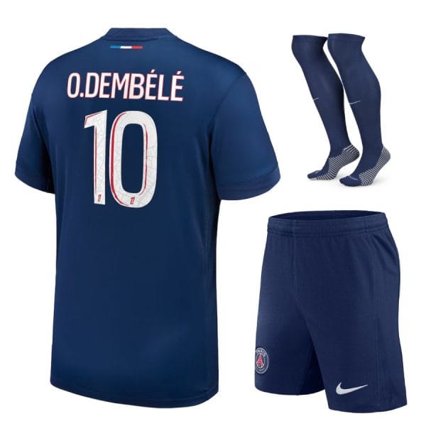 Maillot Kit Enfant PSG Domicile 2024 2025 Dembélé