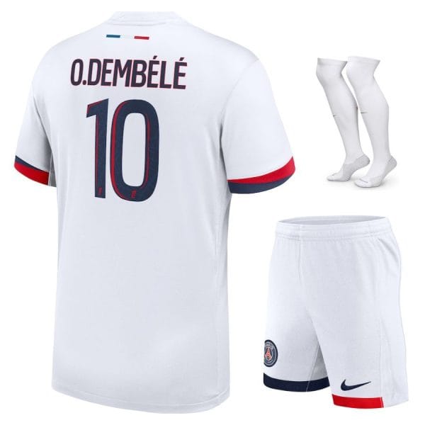 Maillot Kit Enfant PSG Exterieur 2025 2026 Dembélé