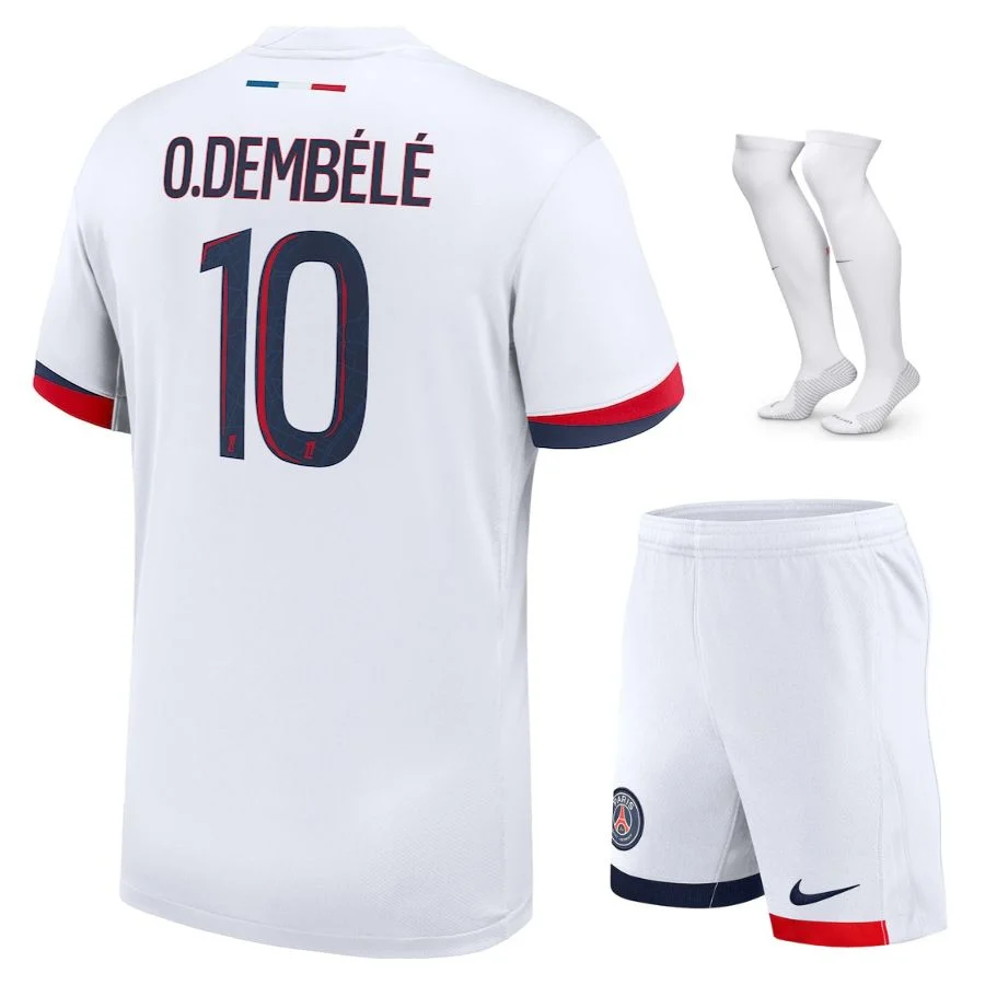Maillot Kit Enfant PSG Exterieur 2025 2026 Dembélé