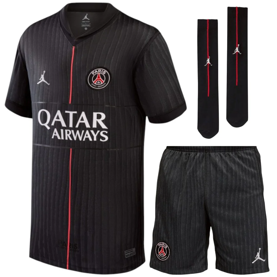 Maillot Kit Enfant PSG Jordan Fourth 2025 2026