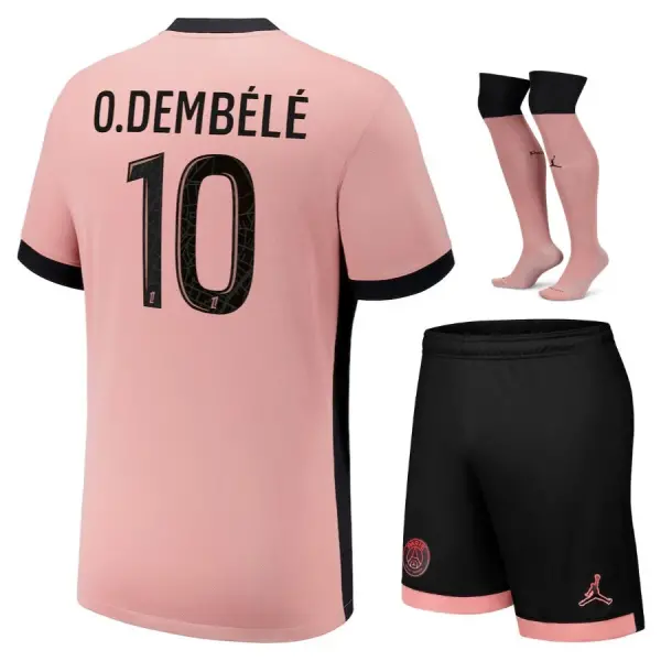 Maillot Kit Enfant PSG Third 2024 2025 Dembélé