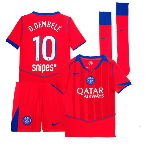 Maillot Kit Enfant PSG Third 2025 2026 Dembélé