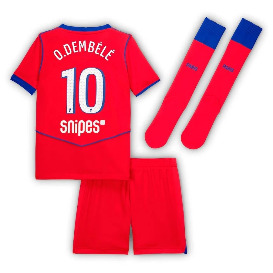 Maillot Kit Enfant PSG Third 2025 2026 Dembélé – Image 2