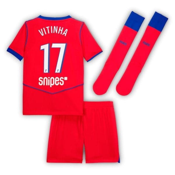 Maillot Kit Enfant PSG Third 2025 2026 Vitinha