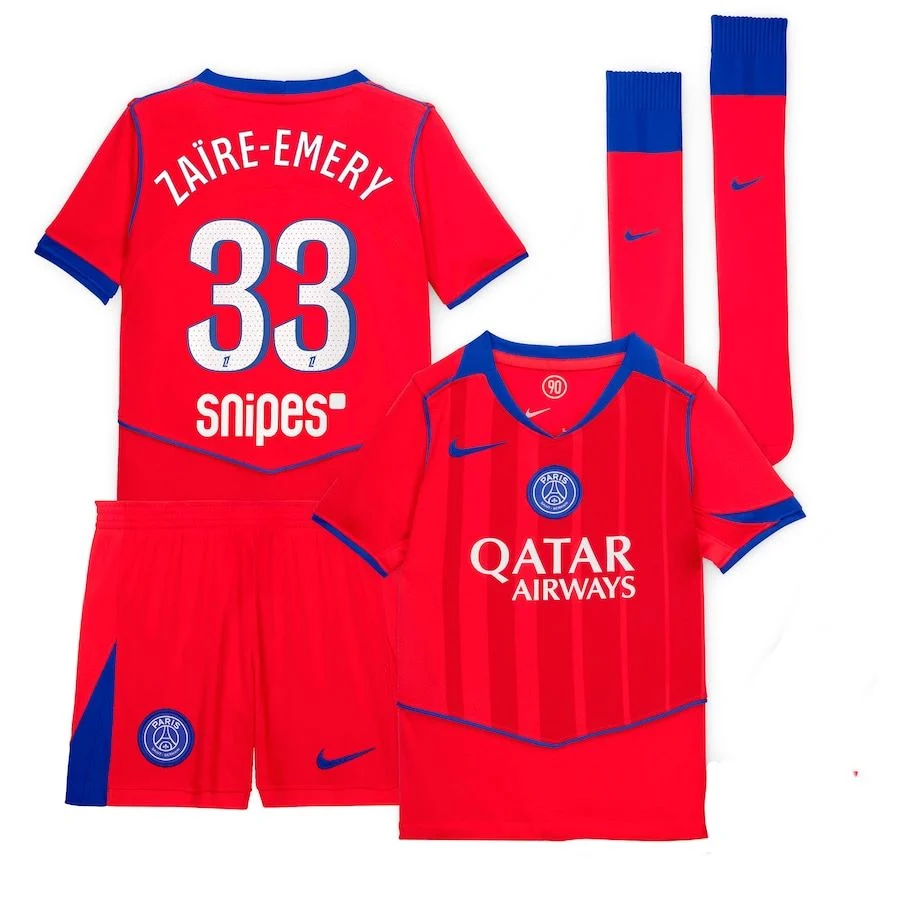 Maillot Kit Enfant PSG Third 2025 2026 Zaire Emery