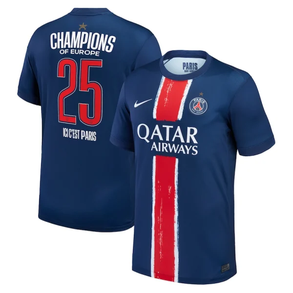 Maillot PSG Champions D’Europe 2025 1 Etoile
