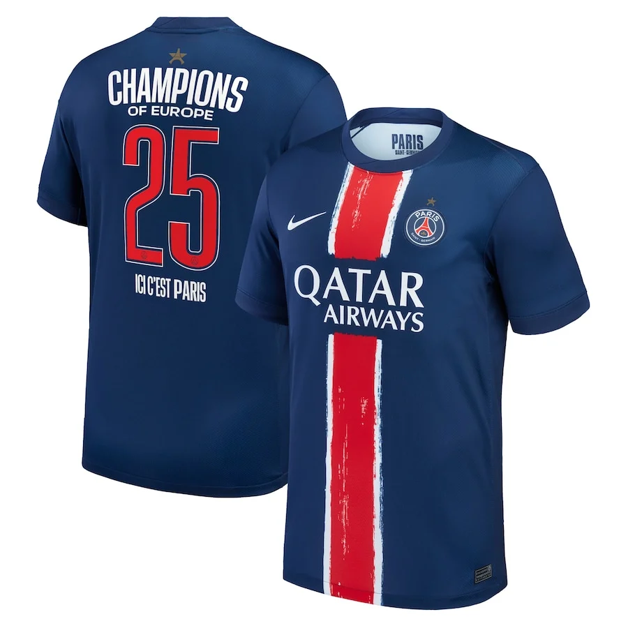 Maillot Enfant PSG Champions D'Europe 2025 1 Etoile