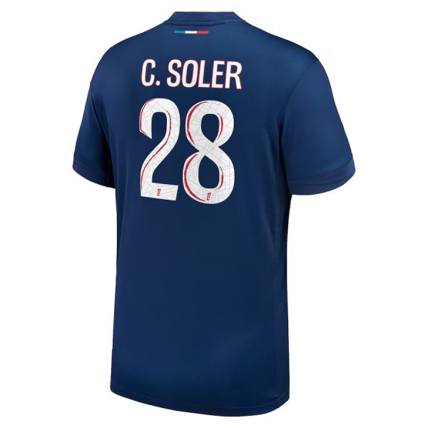 Maillot PSG Domicile 2024 2025 Carlos Soler