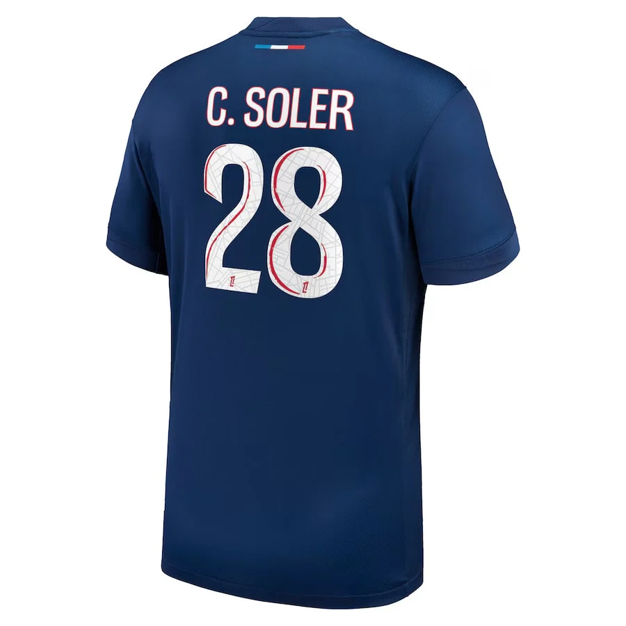 Maillot PSG Domicile 2024 2025 Carlos Soler – Image 2