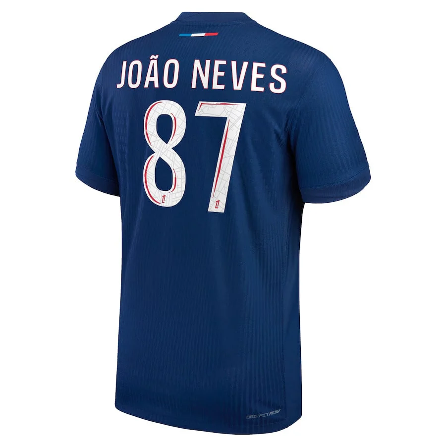 Maillot PSG Domicile 2024 2025 João Neves – Image 2