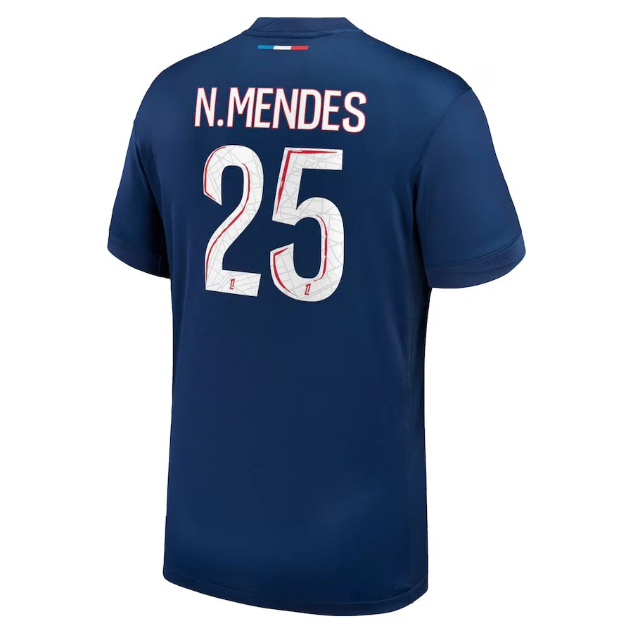 Maillot PSG Domicile 2024 2025 Nuno Mendes – Image 3