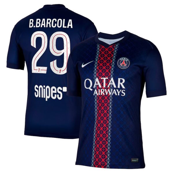Maillot PSG Domicile 2025 2026 Barcola