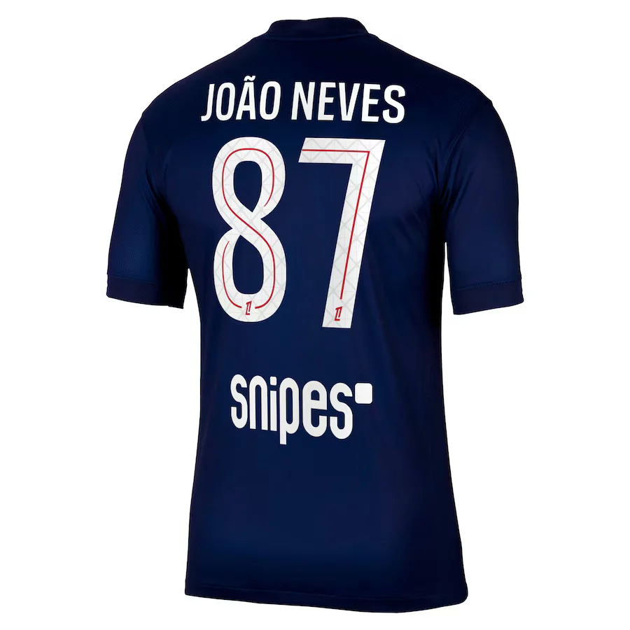 Maillot PSG Domicile 2025 2026 Joao Neves – Image 2