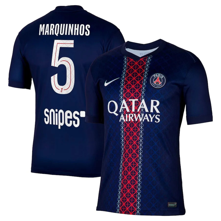 Maillot PSG Domicile 2025 2026 Marquinhos