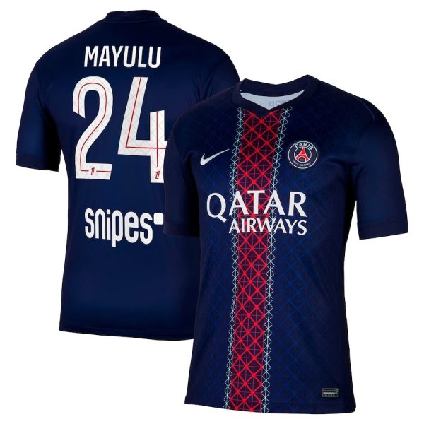Maillot PSG Domicile 2025 2026 Mayulu