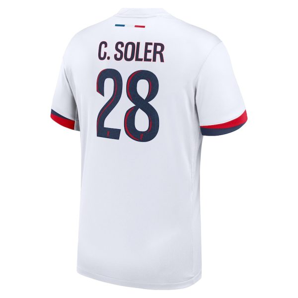 Maillot PSG Exterieur 2025 2026 Carlos Soler