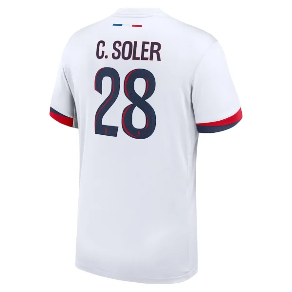 Maillot PSG Exterieur 2025 2026 Carlos Soler
