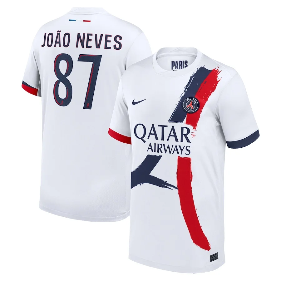 Maillot PSG Exterieur 2025 2026 João Neves