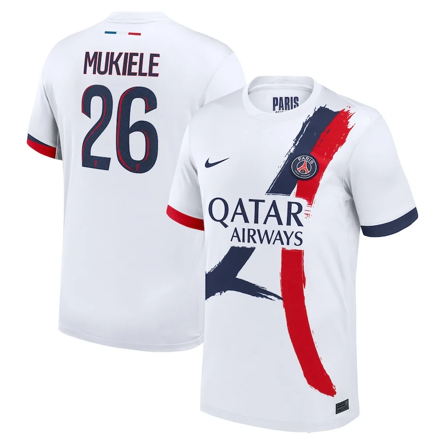 Maillot PSG Exterieur 2025 2026 Mukiele