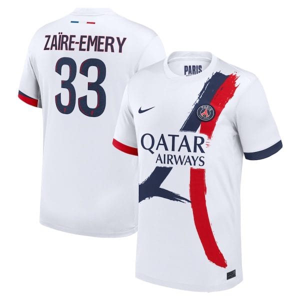 Maillot PSG Exterieur 2025 2026 Zaire Emery