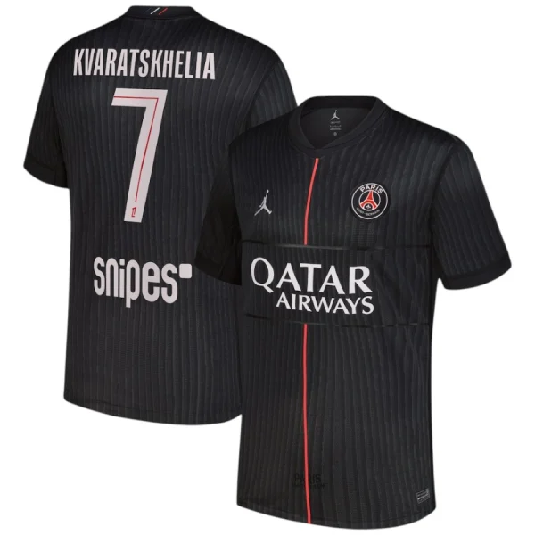 Maillot PSG Jordan Fourth 2025 2026 Kvaratskhelia