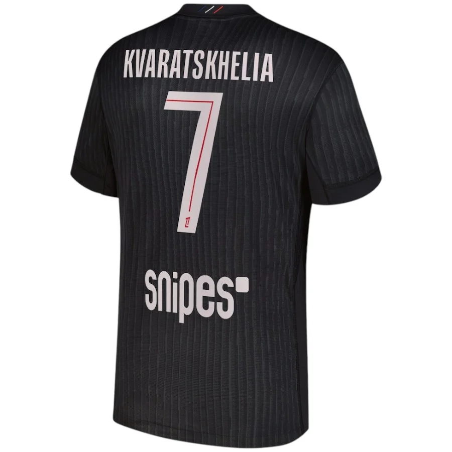 Maillot Kit Enfant PSG Jordan Fourth 2025 2026 Kvaratskhelia – Image 2