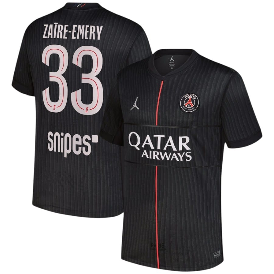 Maillot PSG Jordan Fourth 2025 2026 Zaire Emery