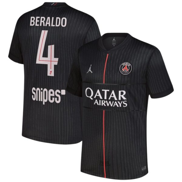 Maillot PSG Jordan Fourth 2025 2026 Beraldo