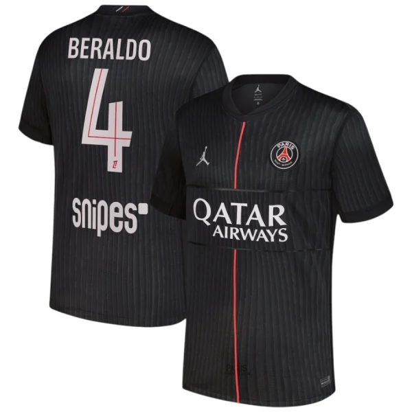 Maillot PSG Jordan Fourth 2025 2026 Beraldo