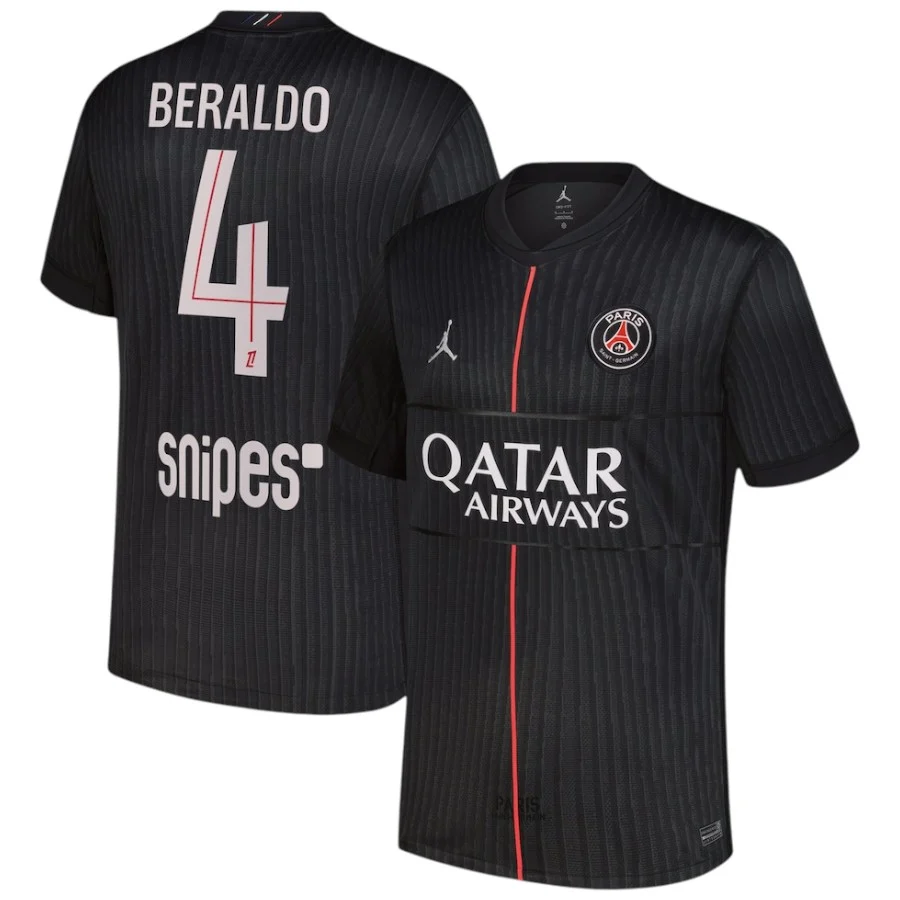 Maillot PSG Jordan Fourth 2025 2026 Beraldo