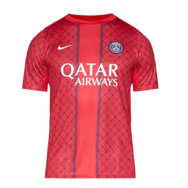 Maillot PSG Pre Match 2025 2026 Rouge