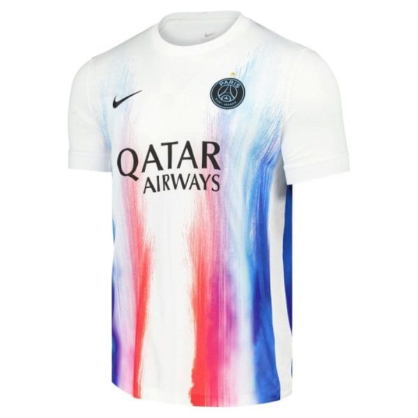 Maillot PSG Pre Match Edition Spéciale LDC Blanc