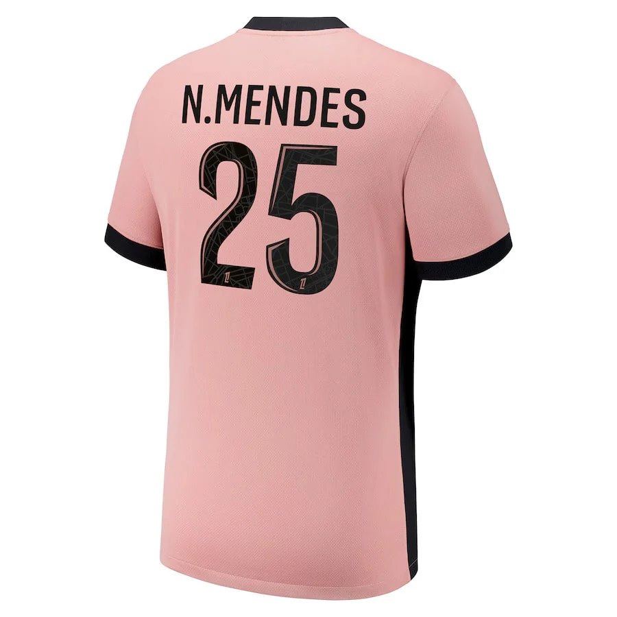 Maillot PSG Third 2024 2025 Nuno Mendes – Image 2